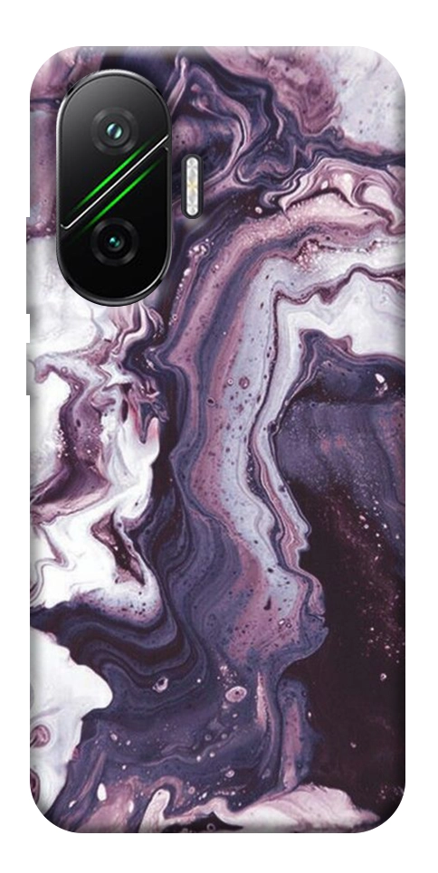 Чехол Красный мрамор для Xiaomi Poco F7