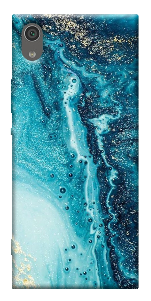 Чехол Голубая краска для Sony Xperia XA1
