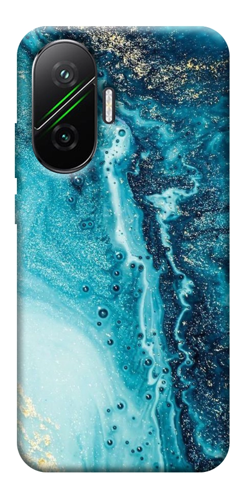 Чехол Голубая краска для Xiaomi Poco F7