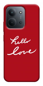 Чехол Hello love для Xiaomi Redmi 15C (Europe version)
