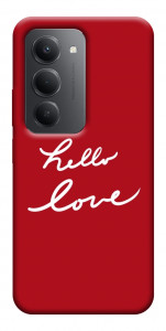 Чехол Hello love для Xiaomi Redmi 15 (Europe version)