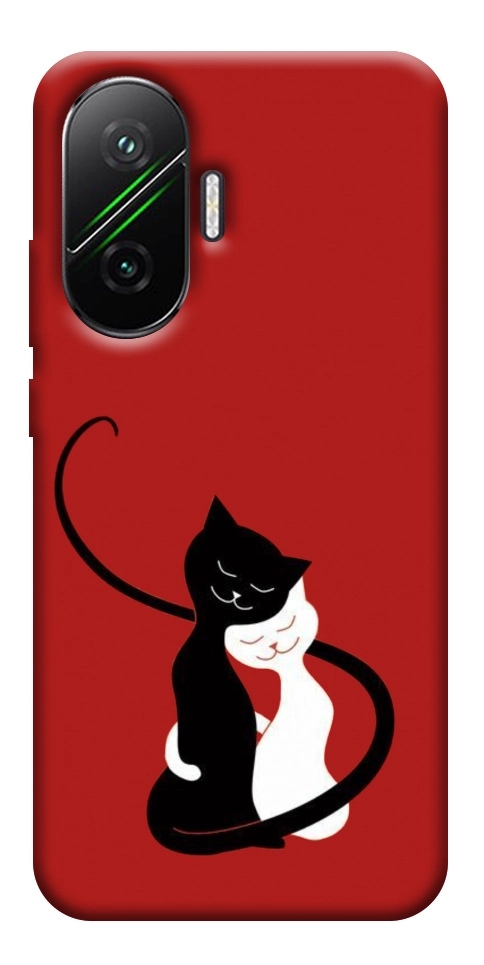 Чехол Влюбленные коты для Xiaomi Poco F7