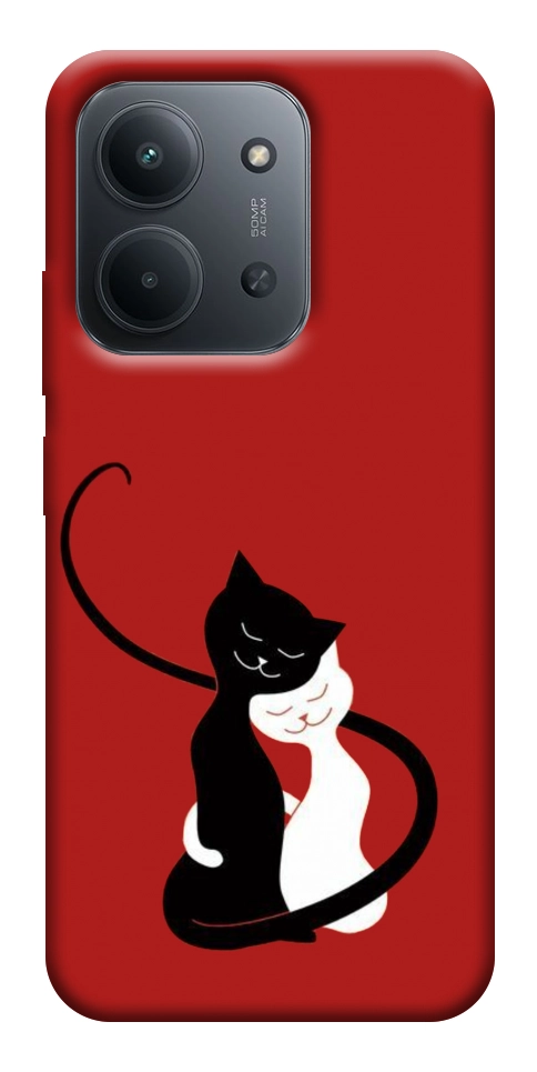 Чехол Влюбленные коты для Xiaomi Redmi 15C (Europe version)