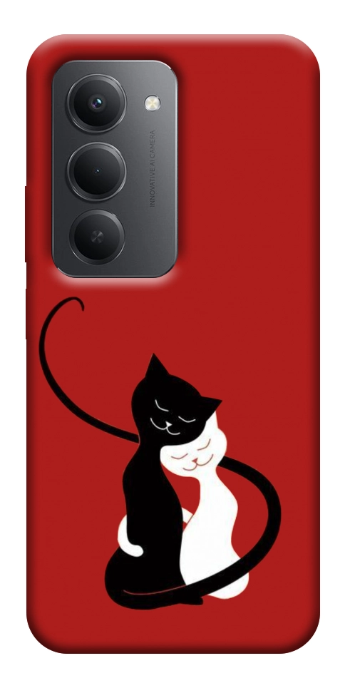Чехол Влюбленные коты для Xiaomi Redmi 15 (Europe version)