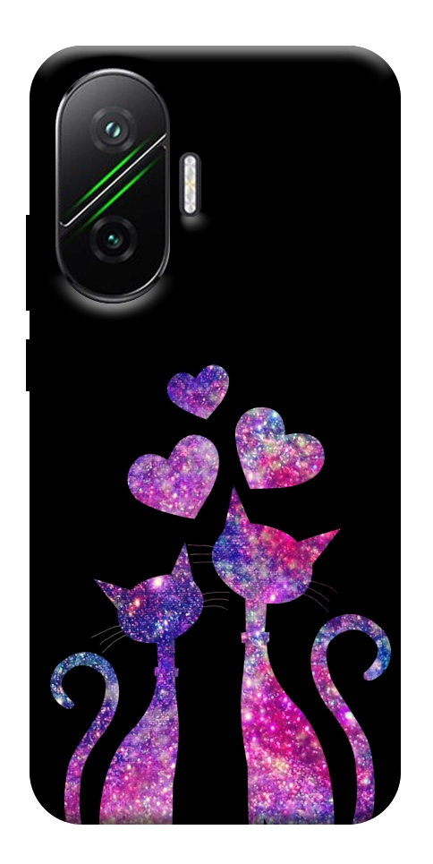 Чехол Космические коты для Xiaomi Poco F7