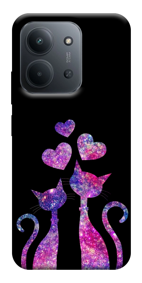 Чехол Космические коты для Xiaomi Redmi 15C (Europe version)