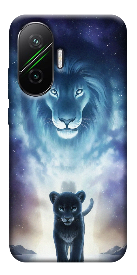 Чехол Львы для Xiaomi Poco F7