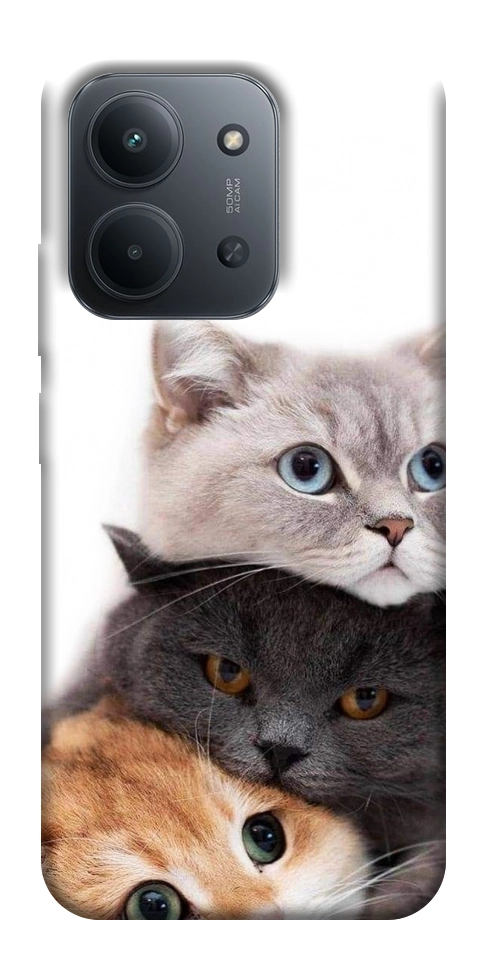 Чехол Три кота для Xiaomi Redmi 15C (Europe version)