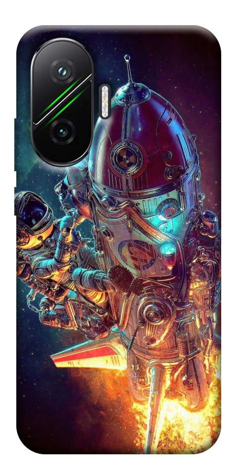 Чехол Космический корабль для Xiaomi Poco F7