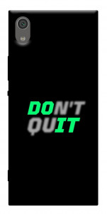 Чехол Don't quit для Sony Xperia XA1