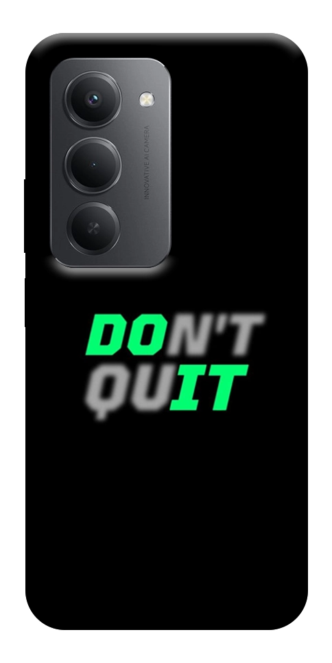 Чехол Don't quit для Xiaomi Redmi 15 (Europe version)