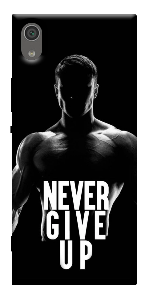 Чехол Never give up для Sony Xperia XA1