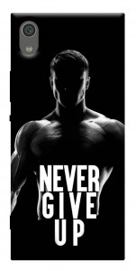Чехол Never give up для Sony Xperia XA1