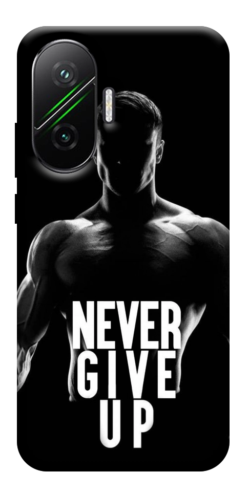 Чехол Never give up для Xiaomi Poco F7
