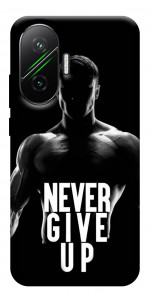 Чехол Never give up для Xiaomi Poco F7