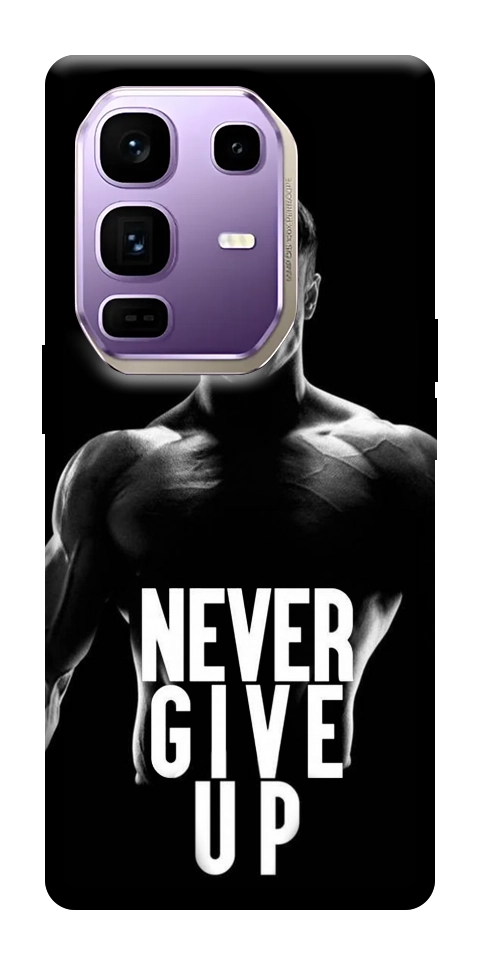 Чехол Never give up для Infinix Note 50 Pro+