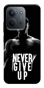 Чехол Never give up для Xiaomi Redmi 15C (Europe version)