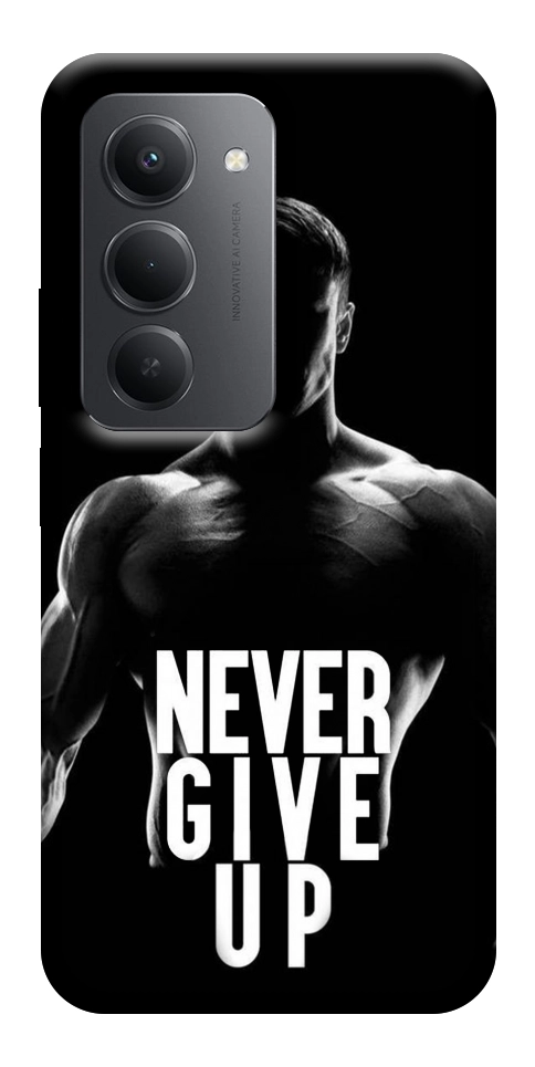 Чехол Never give up для Xiaomi Redmi 15 (Europe version)