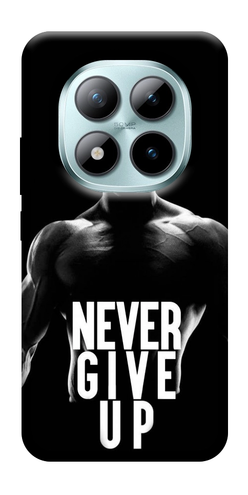Чехол Never give up для Xiaomi Redmi Note 15 Pro 5G