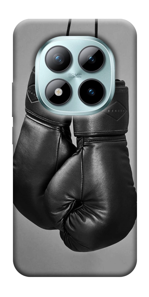 Чехол Черные боксерские перчатки для Xiaomi Redmi Note 15 Pro+ 5G
