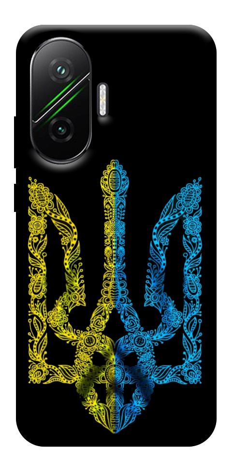 Чехол Жовтоблакитний герб для Xiaomi Poco F7