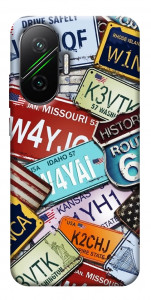 Чехол License plate для Xiaomi Poco F7