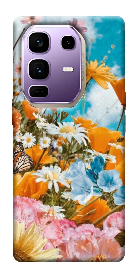 Чехол Летние цветы для Infinix Note 50 Pro+