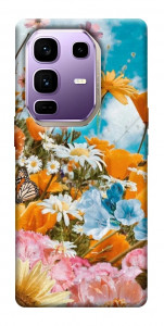 Чехол Летние цветы для Infinix Note 50 Pro+