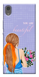 Чехол You are beautiful для Sony Xperia XA1