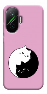 Чехол Коты инь-янь для Xiaomi Poco F7