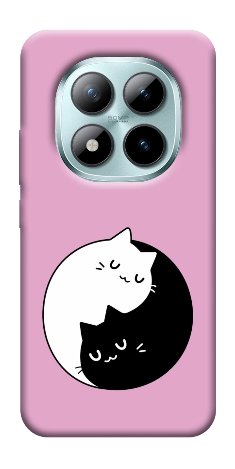 Чехол Коты инь-янь для Xiaomi Redmi Note 15 Pro 5G