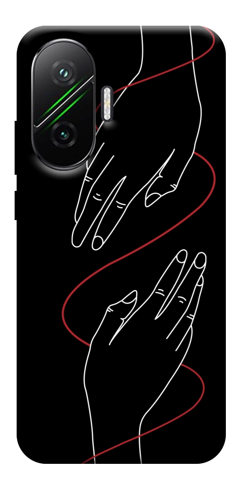 Чехол Плетение рук для Xiaomi Poco F7