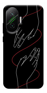 Чехол Плетение рук для Xiaomi Poco F7