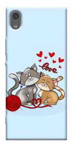 Чехол Два кота Love для Sony Xperia XA1