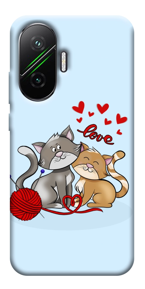 Чехол Два кота Love для Xiaomi Poco F7