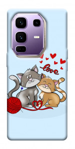 Чехол Два кота Love для Infinix Note 50 Pro+