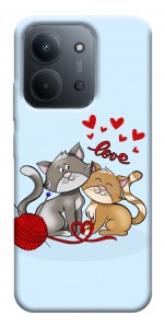 Чехол Два кота Love для Xiaomi Redmi 15C (Europe version)