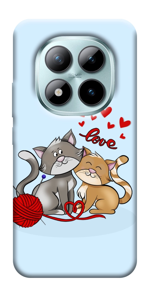 Чехол Два кота Love для Xiaomi Redmi Note 15 Pro+ 5G