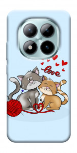 Чехол Два кота Love для Xiaomi Redmi Note 15 Pro+ 5G