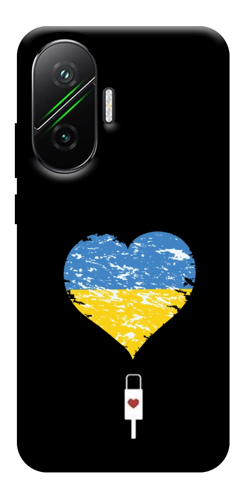 Чехол З Україною в серці для Xiaomi Poco F7