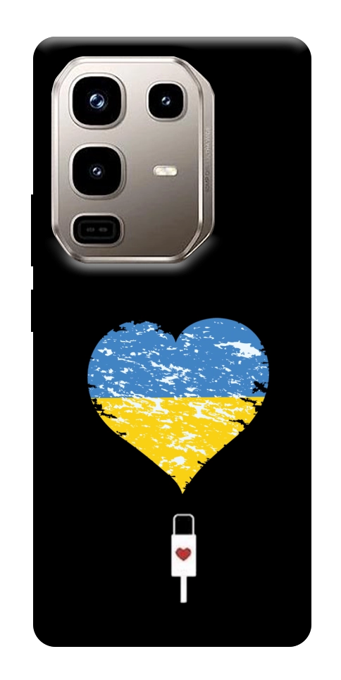 Чехол З Україною в серці для Infinix Note 50 Pro 4G