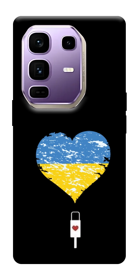 Чехол З Україною в серці для Infinix Note 50 Pro+