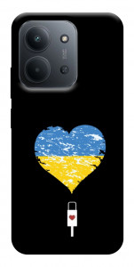 Чехол З Україною в серці для Xiaomi Redmi 15C (Europe version)