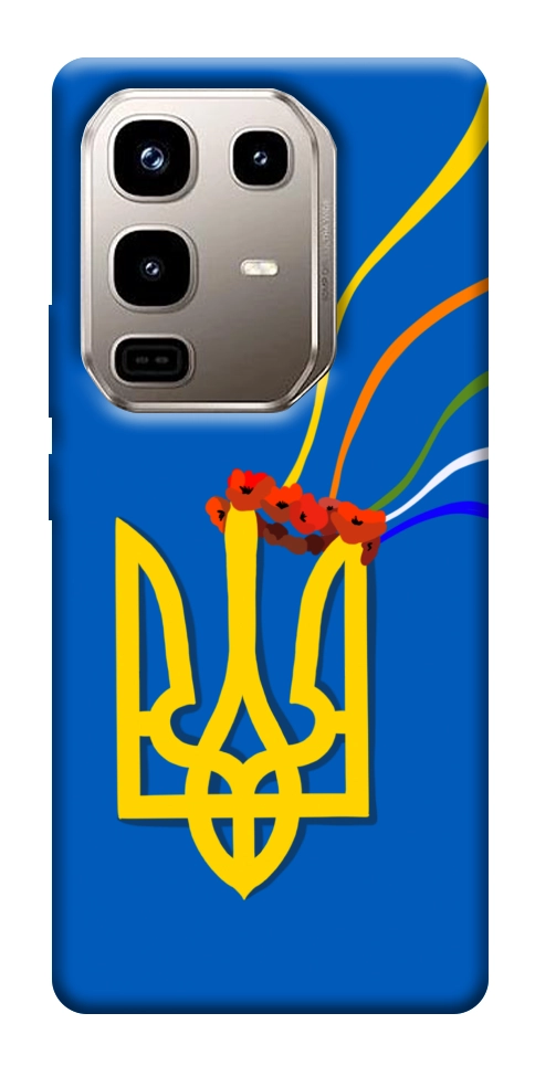 Чехол Квітучий герб для Infinix Note 50 Pro 4G