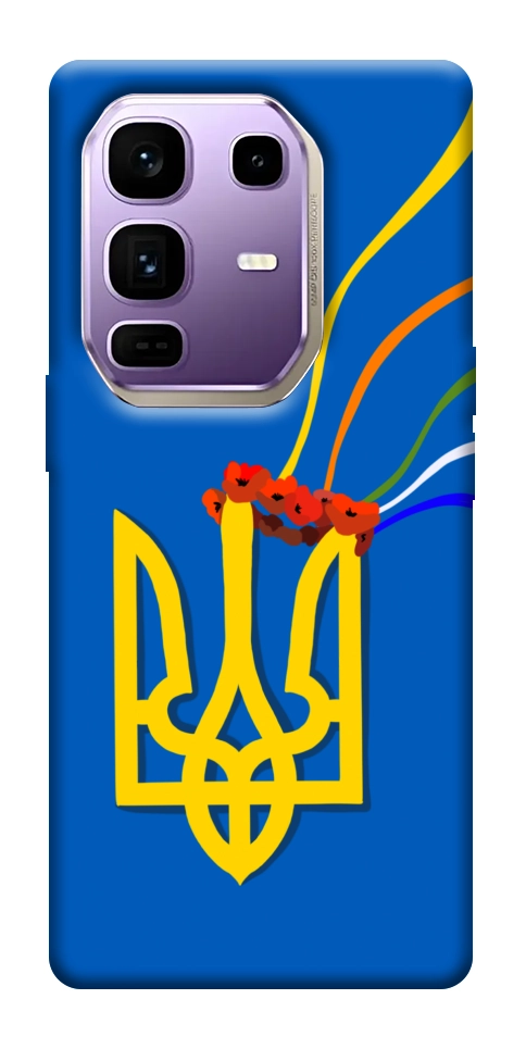 Чехол Квітучий герб для Infinix Note 50 Pro+