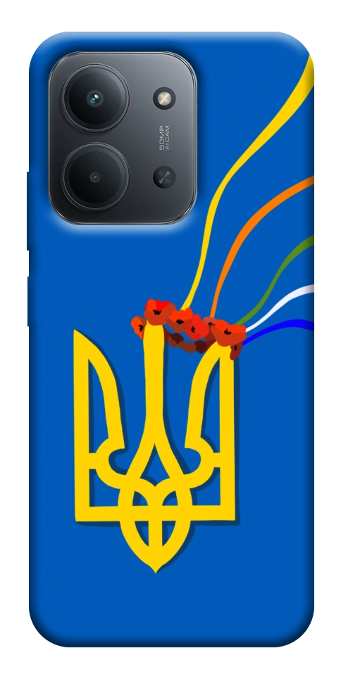 Чехол Квітучий герб для Xiaomi Redmi 15C (Europe version)