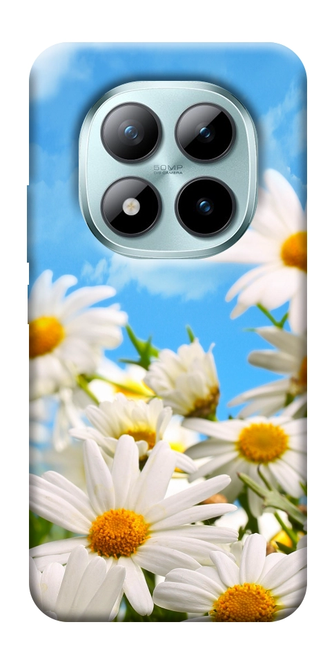 Чехол Ромашковое поле для Xiaomi Redmi Note 15 Pro 5G