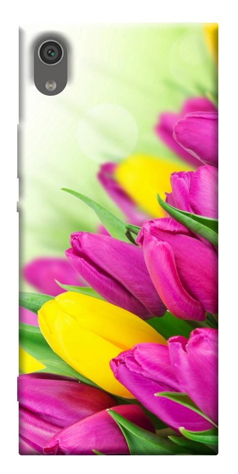Чехол Красочные тюльпаны для Sony Xperia XA1