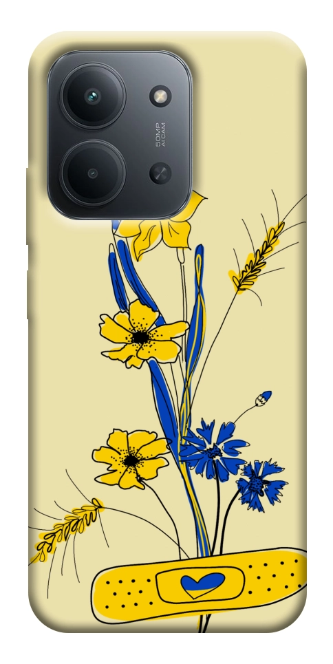 Чехол Українські квіточки для Xiaomi Redmi 15C (Europe version)