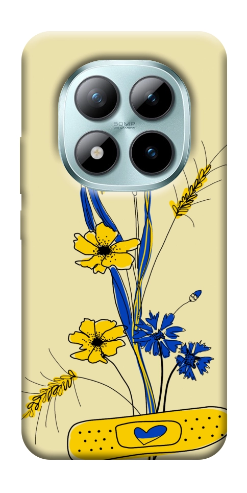 Чехол Українські квіточки для Xiaomi Redmi Note 15 Pro 5G